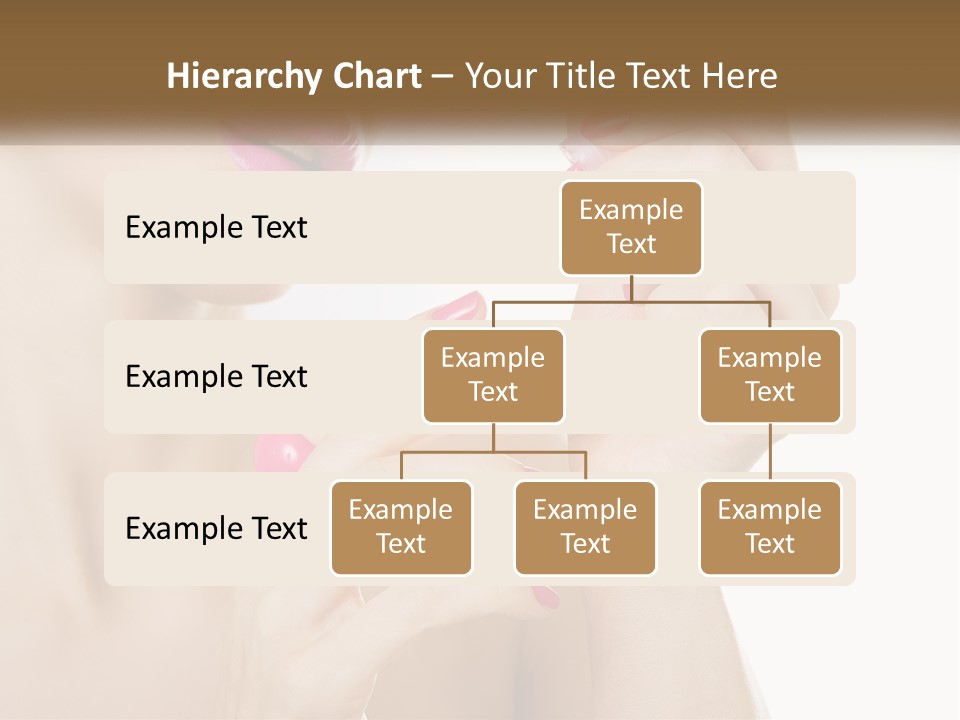 A Woman With Pink Nail Polish Holding A Pink Toothbrush PowerPoint Template