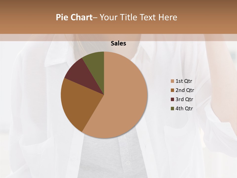 A Woman Drinking Orange Juice While Sitting At A Table PowerPoint Template