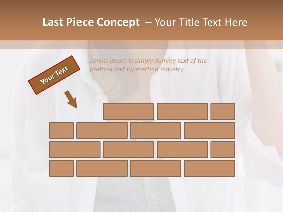 A Woman Drinking Orange Juice While Sitting At A Table PowerPoint Template