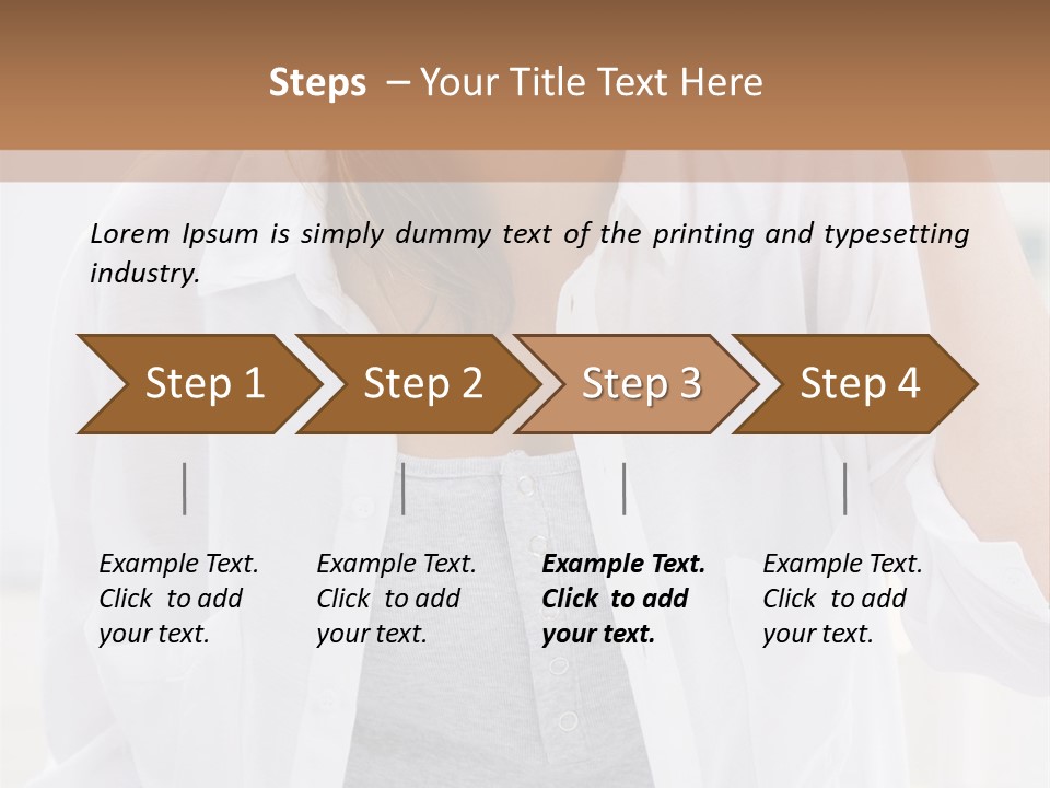 A Woman Drinking Orange Juice While Sitting At A Table PowerPoint Template