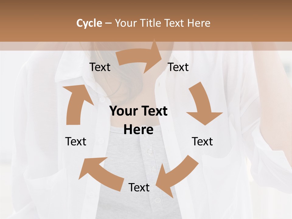 A Woman Drinking Orange Juice While Sitting At A Table PowerPoint Template