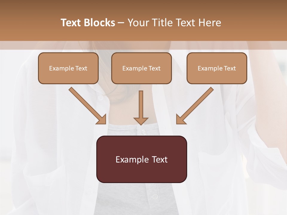 A Woman Drinking Orange Juice While Sitting At A Table PowerPoint Template
