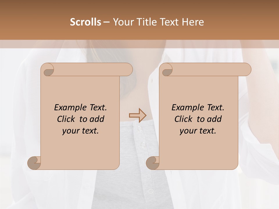 A Woman Drinking Orange Juice While Sitting At A Table PowerPoint Template