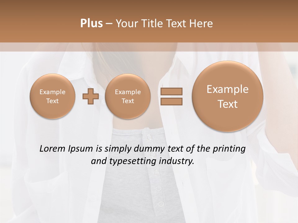 A Woman Drinking Orange Juice While Sitting At A Table PowerPoint Template