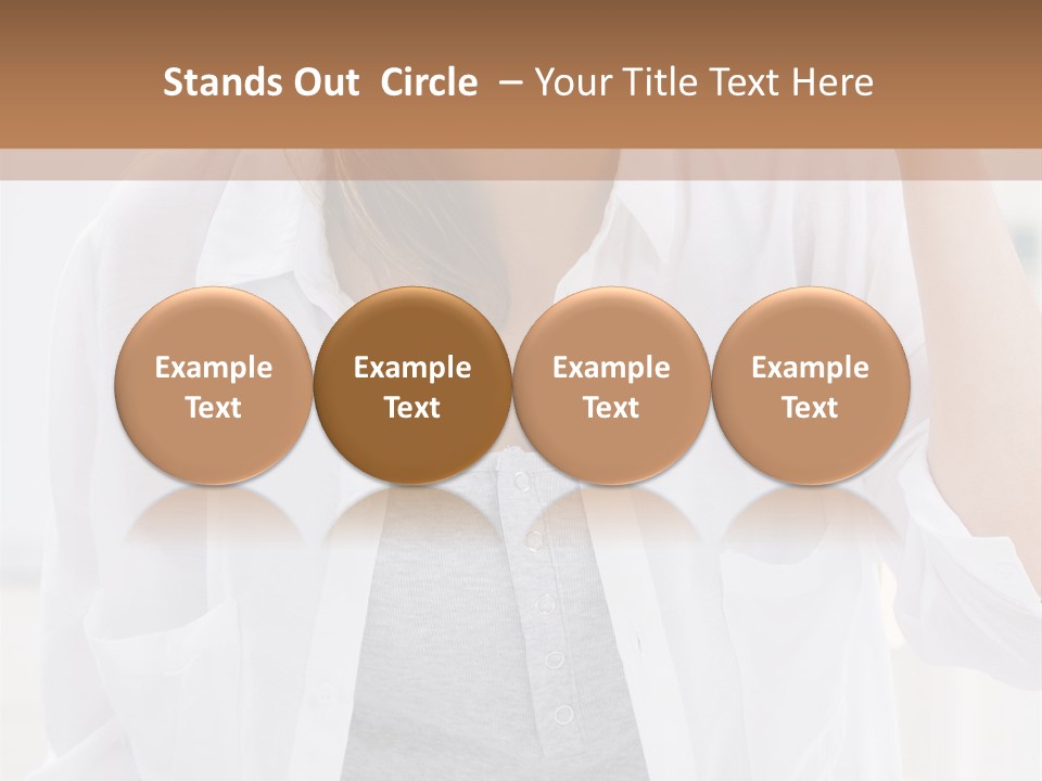 A Woman Drinking Orange Juice While Sitting At A Table PowerPoint Template