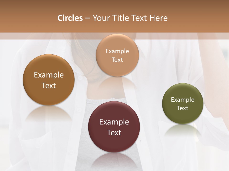 A Woman Drinking Orange Juice While Sitting At A Table PowerPoint Template