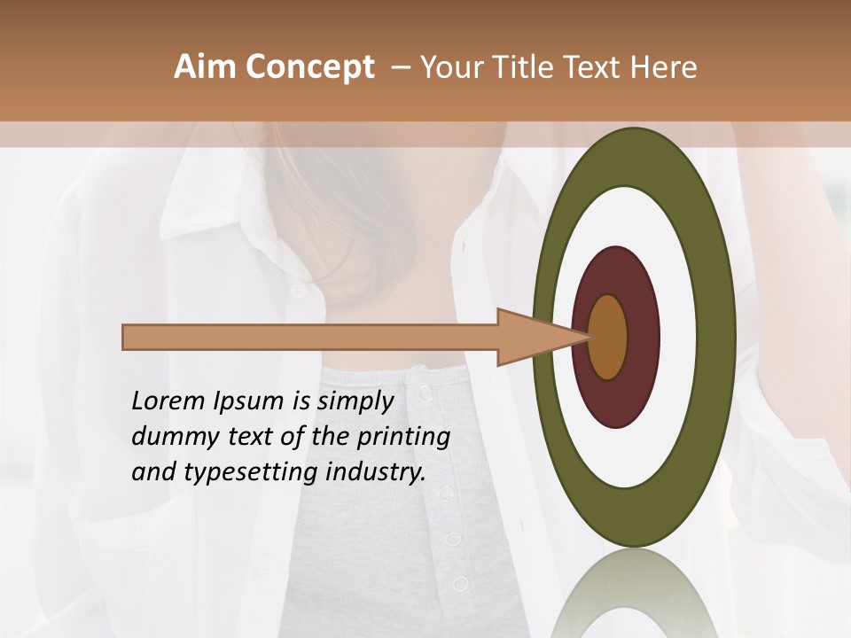A Woman Drinking Orange Juice While Sitting At A Table PowerPoint Template