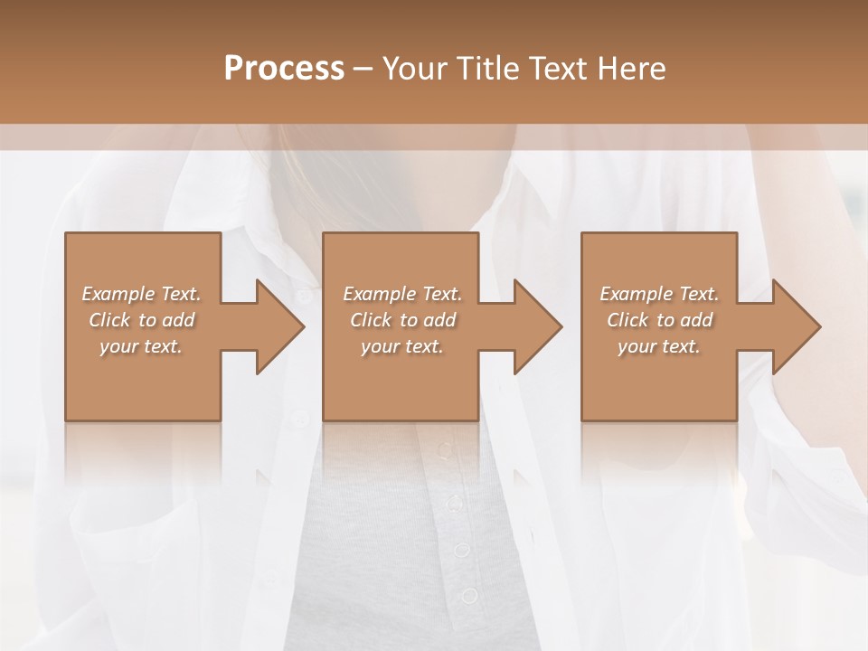 A Woman Drinking Orange Juice While Sitting At A Table PowerPoint Template