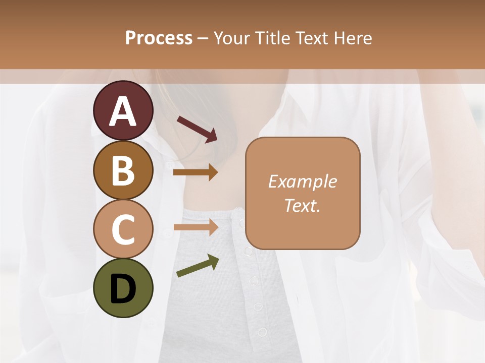 A Woman Drinking Orange Juice While Sitting At A Table PowerPoint Template