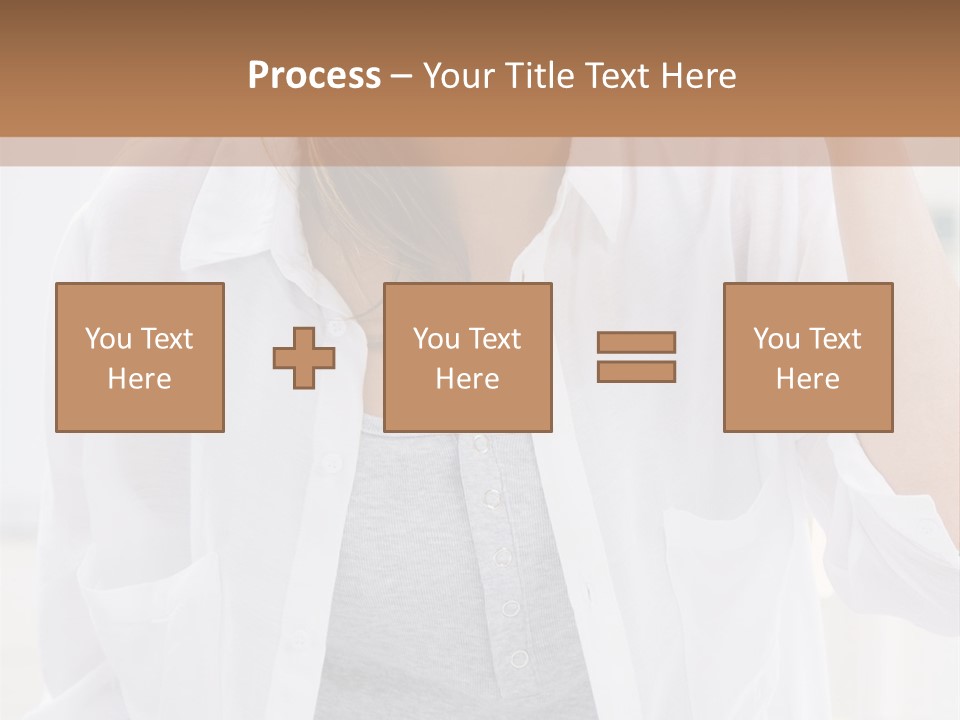 A Woman Drinking Orange Juice While Sitting At A Table PowerPoint Template