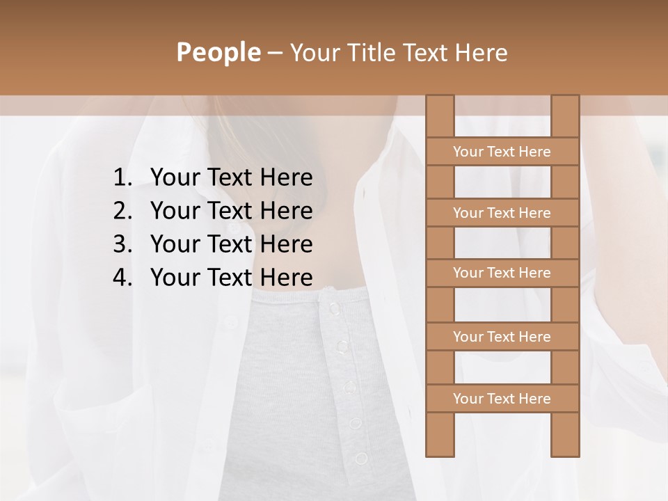 A Woman Drinking Orange Juice While Sitting At A Table PowerPoint Template