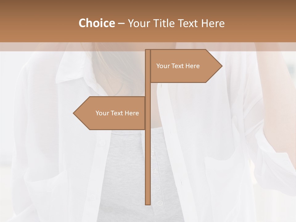 A Woman Drinking Orange Juice While Sitting At A Table PowerPoint Template