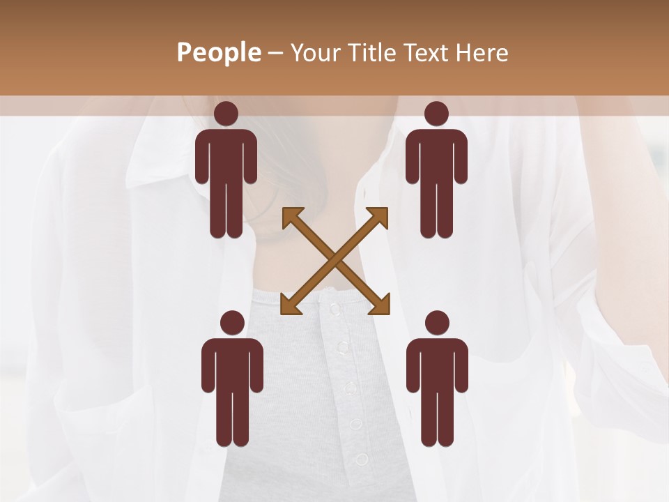 A Woman Drinking Orange Juice While Sitting At A Table PowerPoint Template