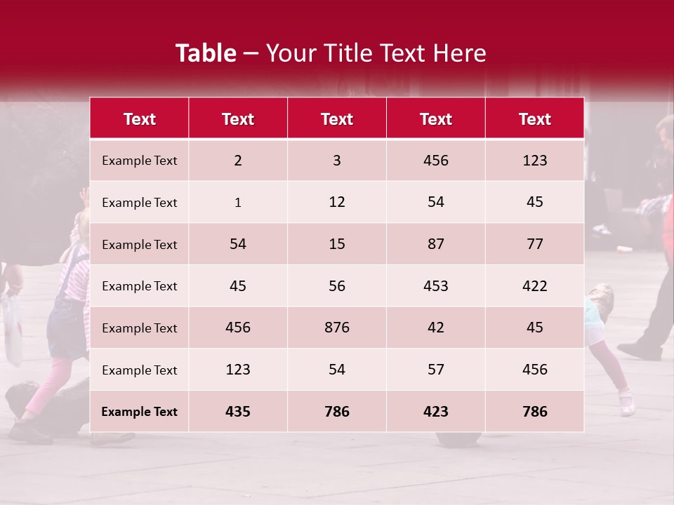 A Group Of Children Playing In Front Of A Statue PowerPoint Template