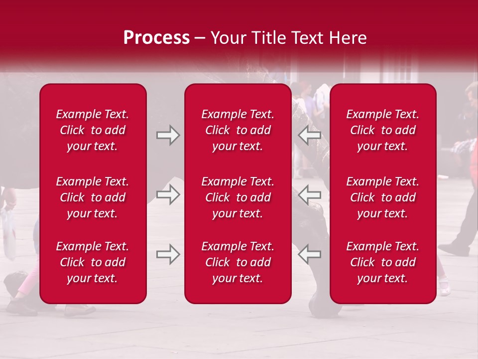 A Group Of Children Playing In Front Of A Statue PowerPoint Template