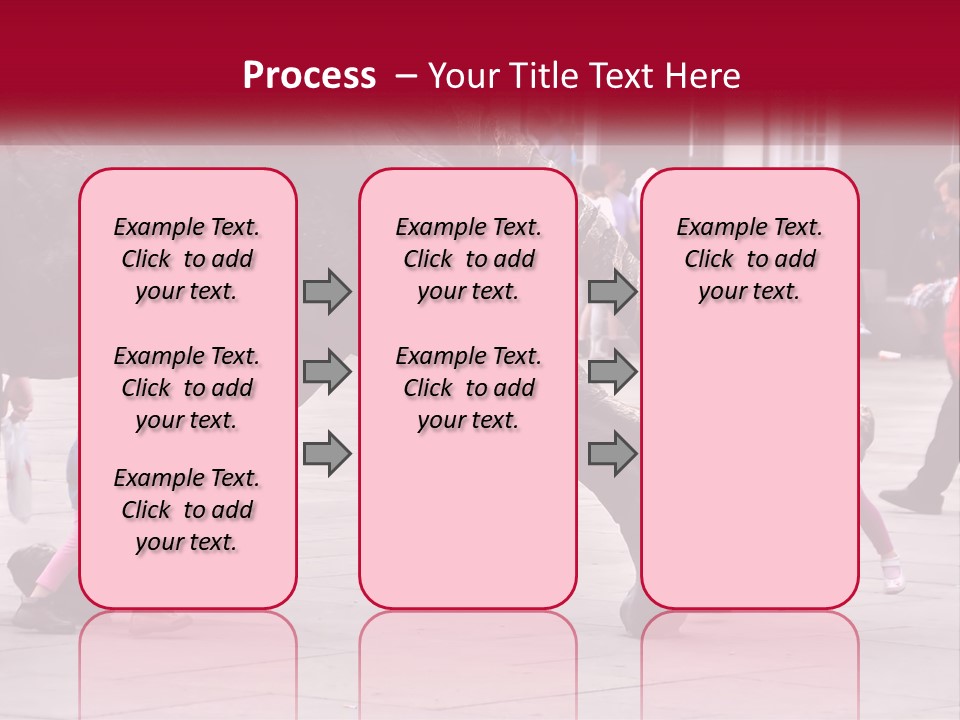 A Group Of Children Playing In Front Of A Statue PowerPoint Template