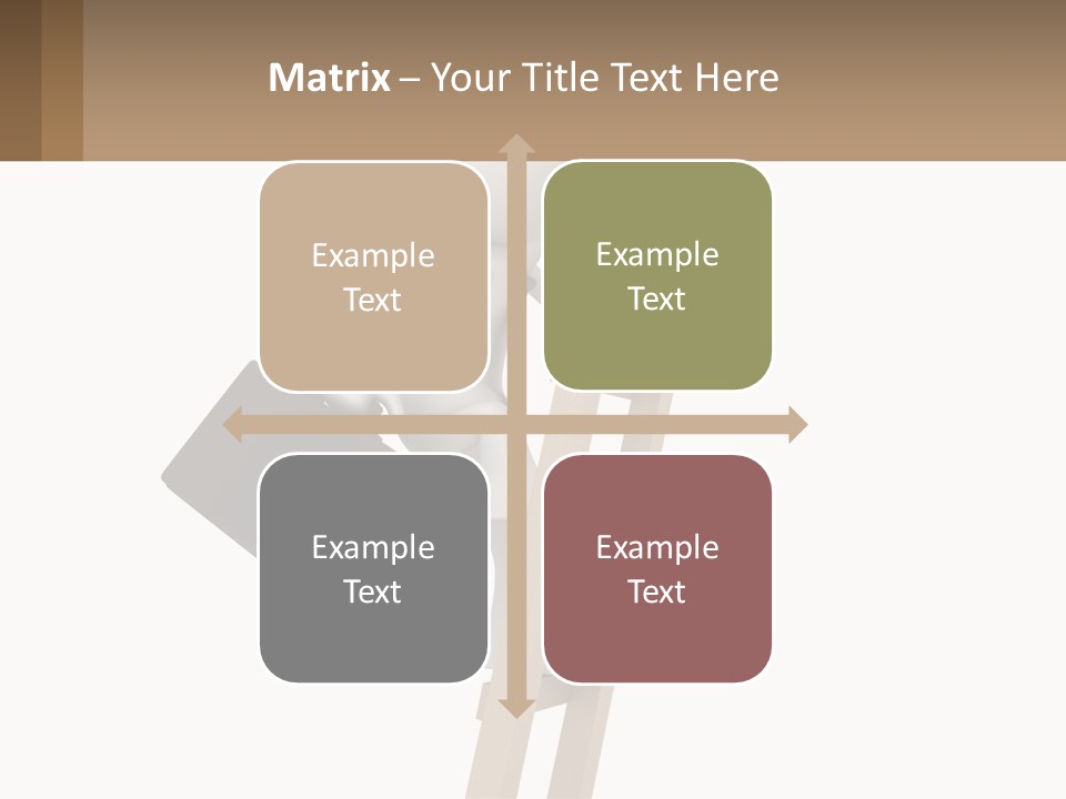 A Person Climbing Up A Ladder With A Briefcase PowerPoint Template