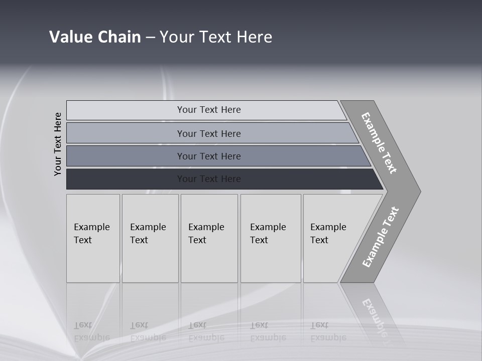 A Book With A Heart Shape On Top Of It PowerPoint Template