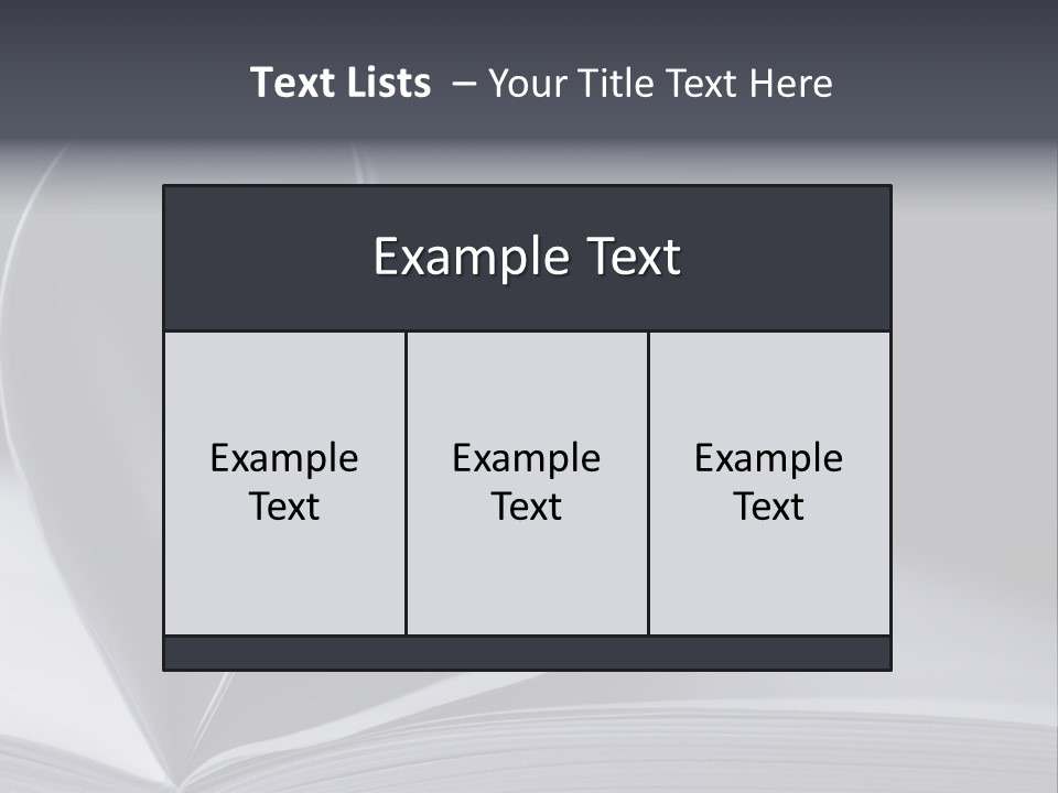 A Book With A Heart Shape On Top Of It PowerPoint Template