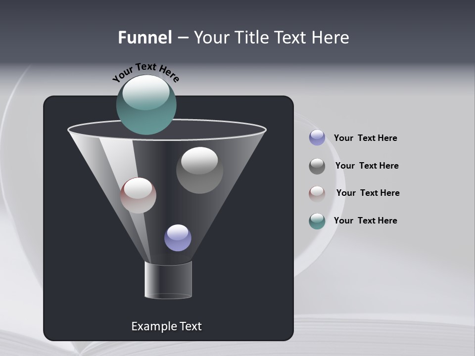 A Book With A Heart Shape On Top Of It PowerPoint Template