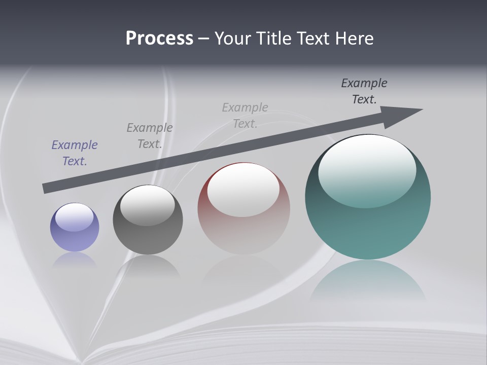 A Book With A Heart Shape On Top Of It PowerPoint Template