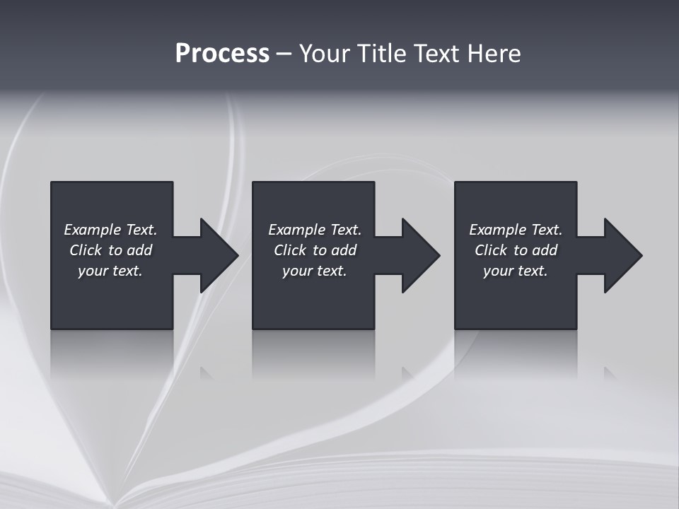 A Book With A Heart Shape On Top Of It PowerPoint Template