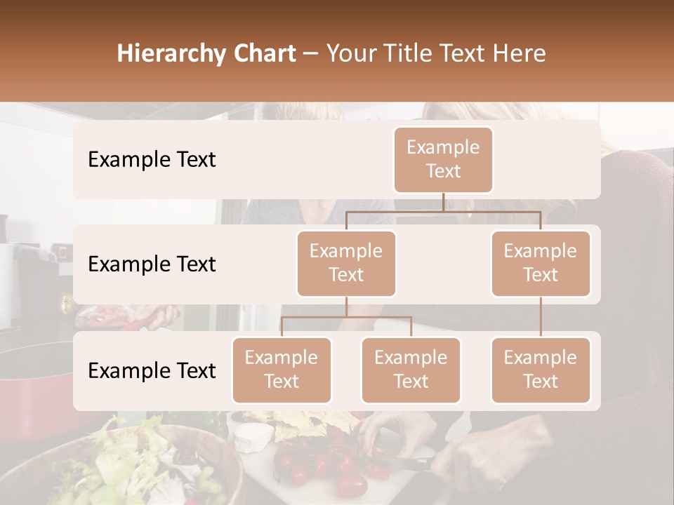 A Couple Of People In A Kitchen Preparing Food PowerPoint Template