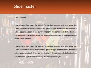 A Row Of Cocktail Glasses Sitting On Top Of A Bar PowerPoint Template