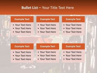 A Row Of Cocktail Glasses Sitting On Top Of A Bar PowerPoint Template