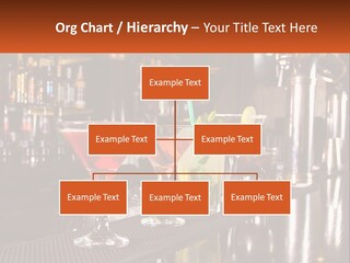 A Row Of Cocktail Glasses Sitting On Top Of A Bar PowerPoint Template
