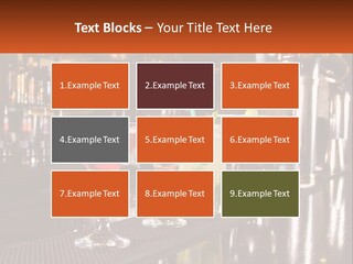 A Row Of Cocktail Glasses Sitting On Top Of A Bar PowerPoint Template