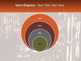 A Row Of Cocktail Glasses Sitting On Top Of A Bar PowerPoint Template