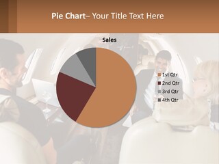 A Group Of People Sitting In An Airplane PowerPoint Template