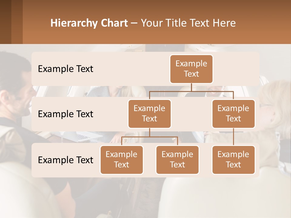 A Group Of People Sitting In An Airplane PowerPoint Template