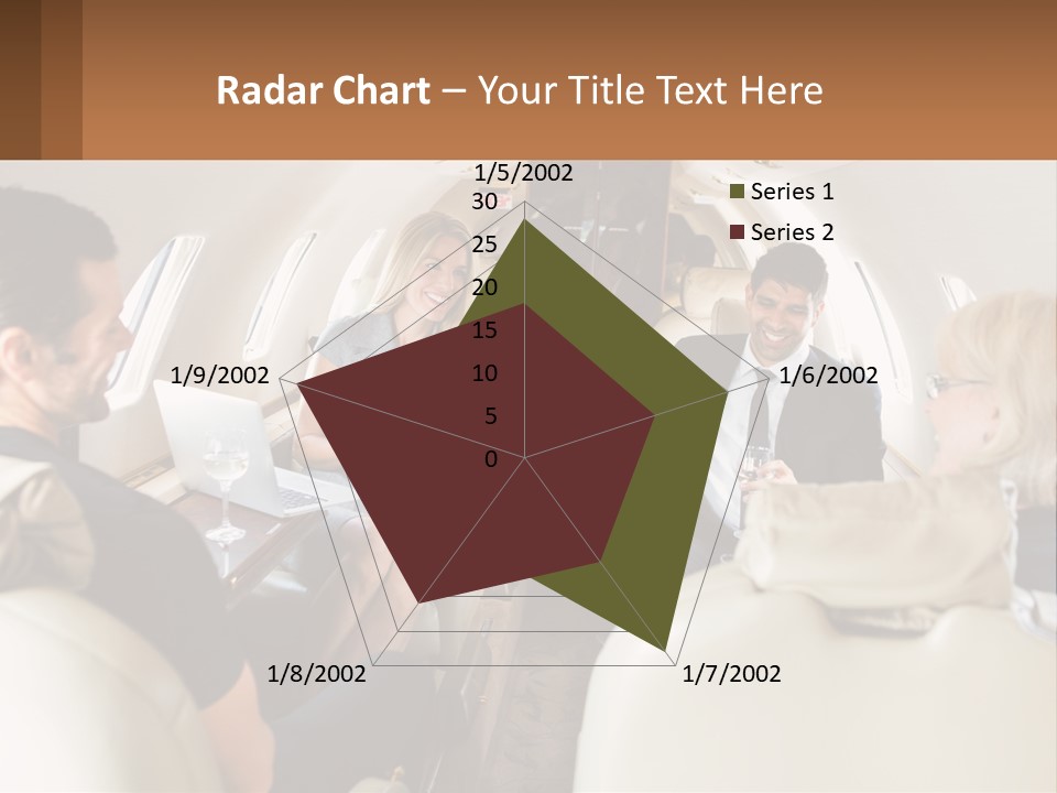 A Group Of People Sitting In An Airplane PowerPoint Template