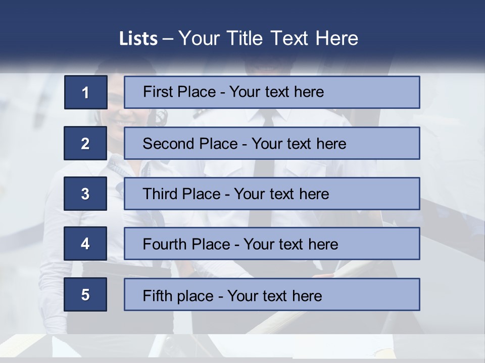 A Man And A Woman Standing In Front Of A Plane PowerPoint Template