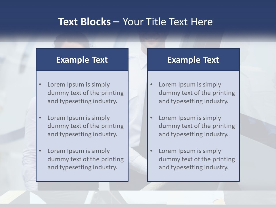 A Man And A Woman Standing In Front Of A Plane PowerPoint Template