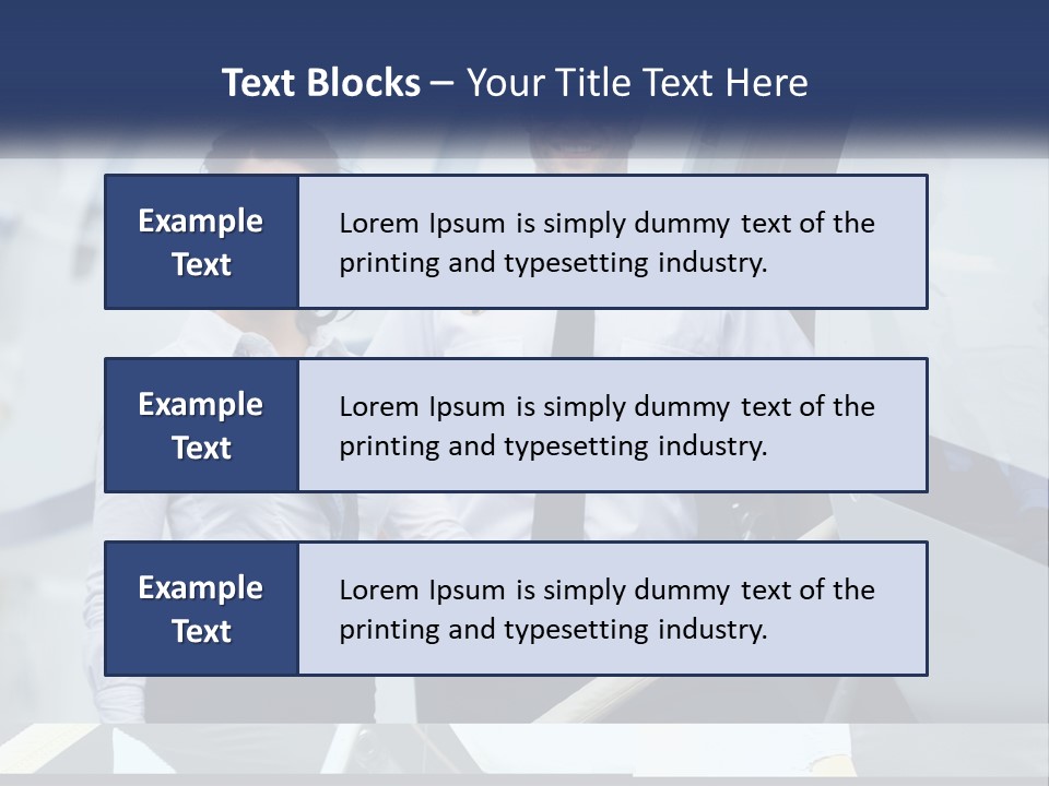 A Man And A Woman Standing In Front Of A Plane PowerPoint Template