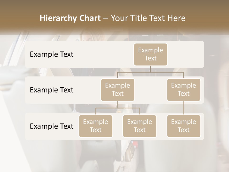 A Woman Sitting In An Airplane Holding A Tablet PowerPoint Template