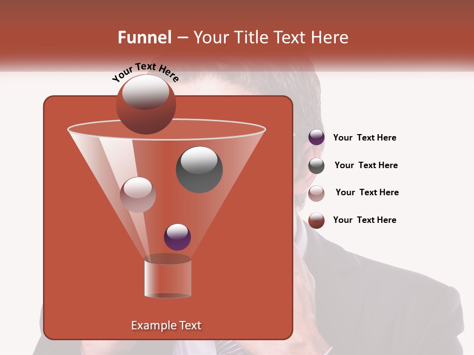 A Man Wearing Glasses Covering His Eyes With His Hands PowerPoint Template