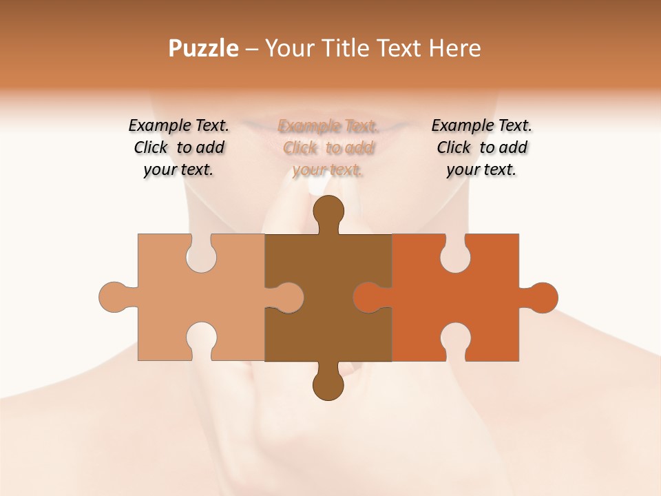 A Woman Holding A Pill In Her Hand PowerPoint Template