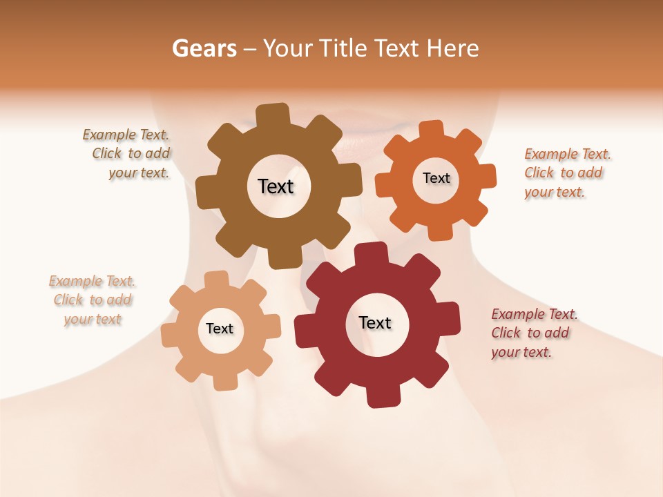 A Woman Holding A Pill In Her Hand PowerPoint Template