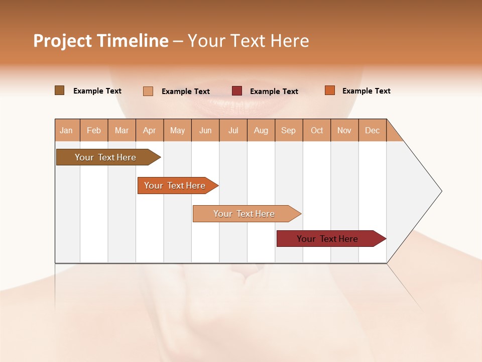 A Woman Holding A Pill In Her Hand PowerPoint Template