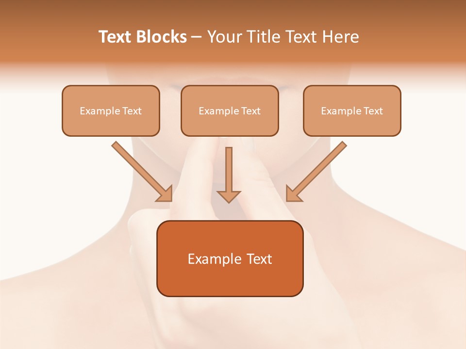 A Woman Holding A Pill In Her Hand PowerPoint Template