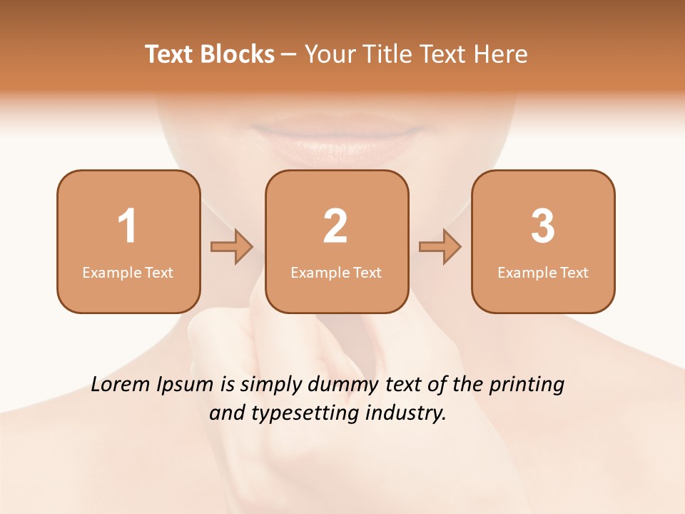 A Woman Holding A Pill In Her Hand PowerPoint Template