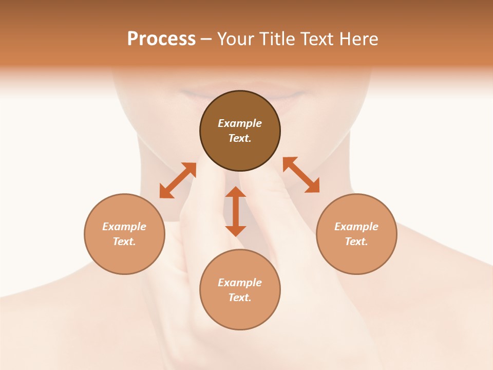 A Woman Holding A Pill In Her Hand PowerPoint Template