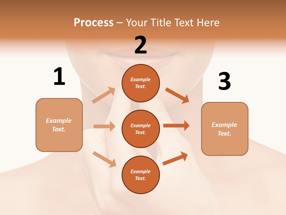 A Woman Holding A Pill In Her Hand PowerPoint Template