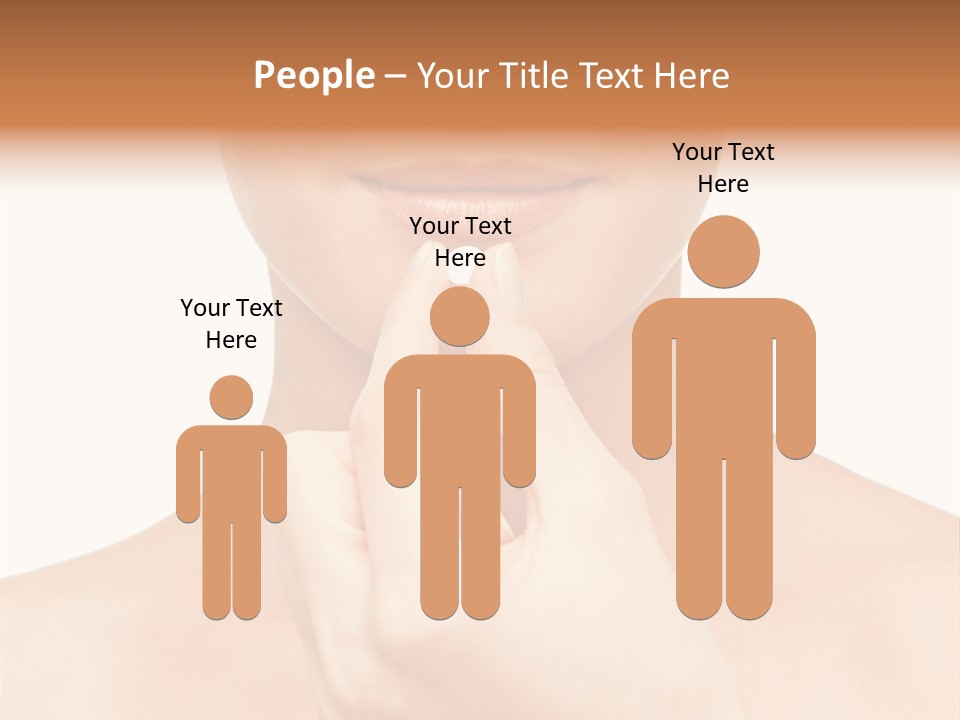 A Woman Holding A Pill In Her Hand PowerPoint Template