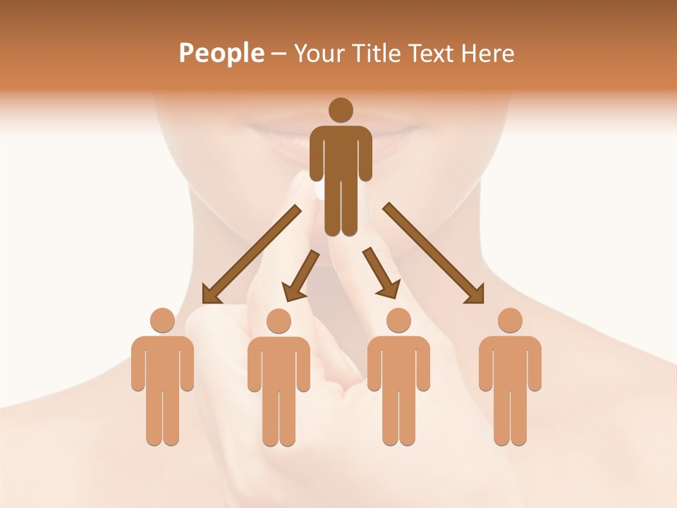 A Woman Holding A Pill In Her Hand PowerPoint Template