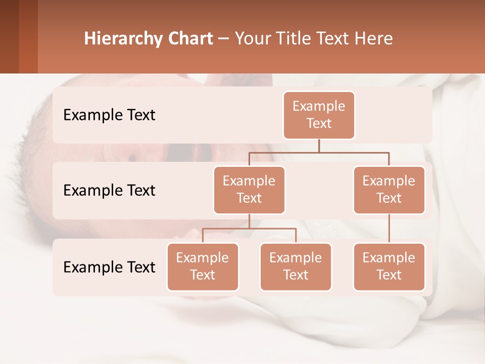 A Baby Yawning While Laying On A Bed PowerPoint Template